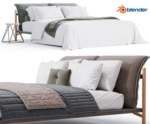 Cayman Bed By Diotti