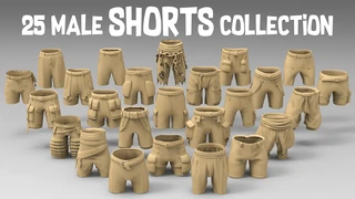 25 male shorts collection cover
