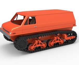 Vintage Monster tank Version 3 Scale 1:25