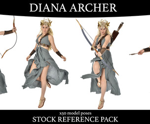 Diana Archer - Stock Model Reference Pack