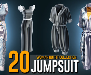 20 Women's Jumpsuit Wear Collection- VOL 13