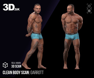 Cleaned Body Scan | 3D Model Garrott Underwear