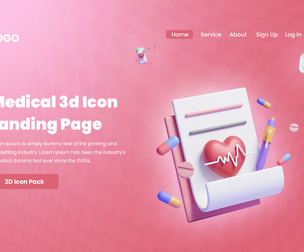 Medical Sign 3d Illustration  Icon Pack