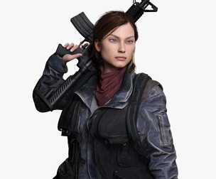 Stella In Civil War Clothing Low-poly