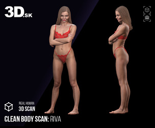 Cleaned Body Scan | 3D Model Riva Underwear