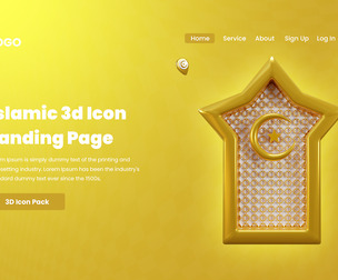 Islamic 3d Illustration  Icon Pack