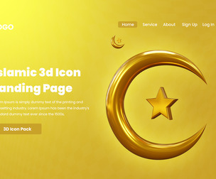 Islamic 3d Illustration  Icon Pack
