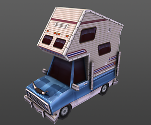 Lowpoly Pickup Truck