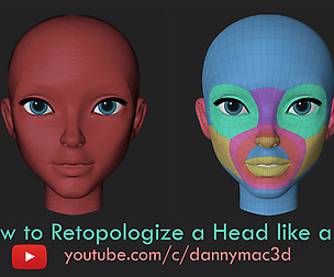 How to Retopo a Head like a Boss - Bonus Content