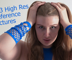 PRC103 - Girl with a blue net outfit