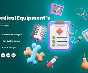 Medical Equipment's Icon Pack