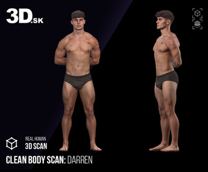 Cleaned Body Scan | 3D Model Darren Underwear