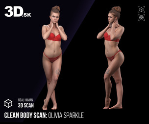 Cleaned Body Scan | 3D Model Olivia Sparkle