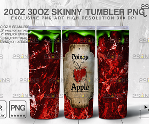 20oz Spooky Potion Skinny Tumbler Design