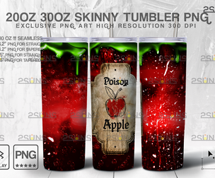 20oz Spooky Potion Skinny Tumbler Design