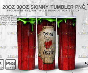 20oz Spooky Potion Skinny Tumbler Design