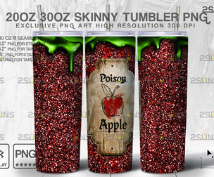 20oz Spooky Potion Skinny Tumbler Design