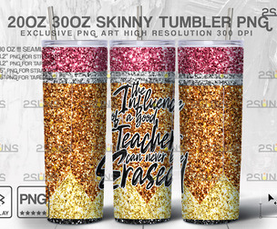 20oz The Influence  Teacher Skinny Tumbler
