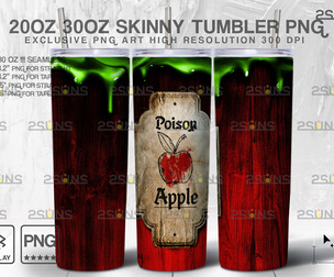20oz Apple Juice Potion Skinny Tumbler Design