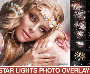 Sunbeams, spring, star, flare, photoshop overlays
