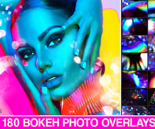 180 BOKEH HOLOGRAPHIC OVERLAYS light wedding