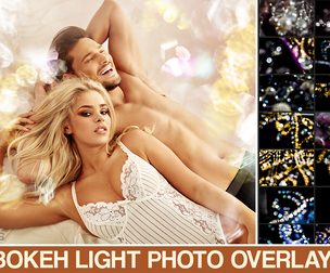 40 Bokeh overlays lights textures