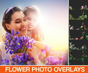 Flower frames template textures