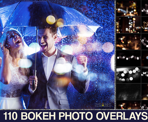 110 PHOTO OVERLAYS BOKEH lights Christmas, Wedding