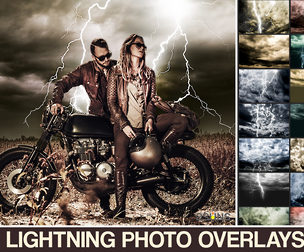 Lightning overlays, Storm, Dramatic, Thunderstorm