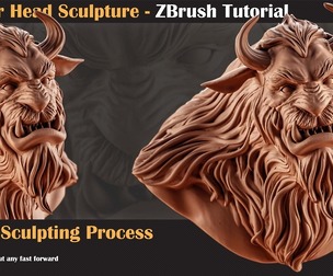 Monster Head - ZBrush Sculpture Series Vol6