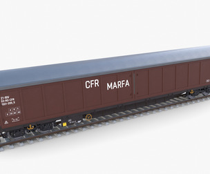 CFR Boxcar Rail Car v2