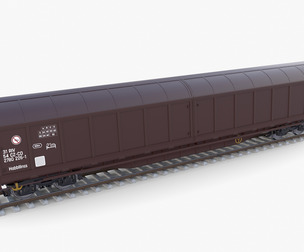 CFR Habis Sliding Door Wagon 339 Rail Car v2