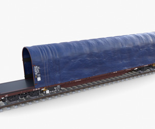 CFR Sliding Tarp Rail Car v4