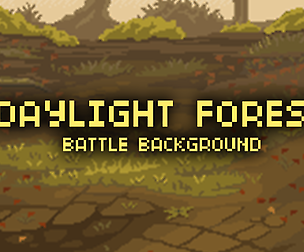 Daylight Forest Battle Background