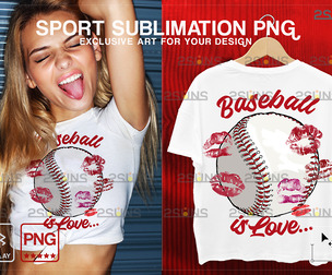 Baseball MOM PNG Sublimation Design clipart sport