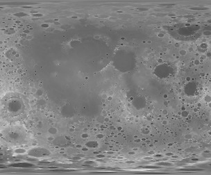92k Moon Displacement Map
