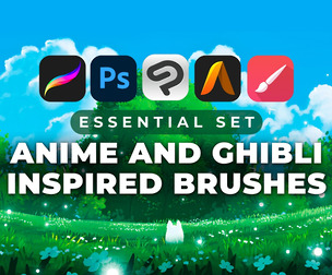 Anime and Ghibli Inspired Essential Brushes