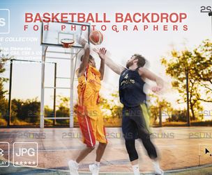 Digital Backdrop BASKETBALL Sport Stadium Overlay