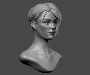 Woman Head 02
