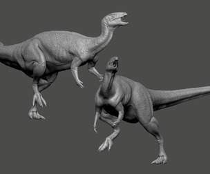 Dinosaur pose 01