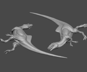 Dinosaur Pose 04