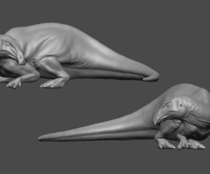 Dinosaur Pose 08