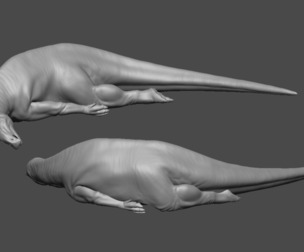 Dinosaur Pose 09