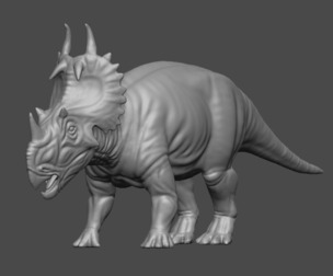 Dinosaur Basemesh 08