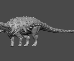 Dinosaur Basemesh 17