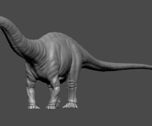 Dinosaur Basemesh 07