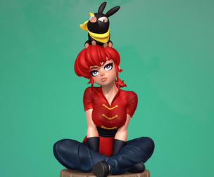 Ranma and Pechan 3D Print STL