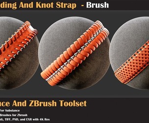 30 Braiding And Knot Strap - Brush