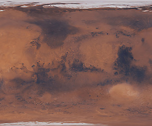 96k Mars Color Map