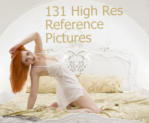 PRC100 - Red hair and White negligee